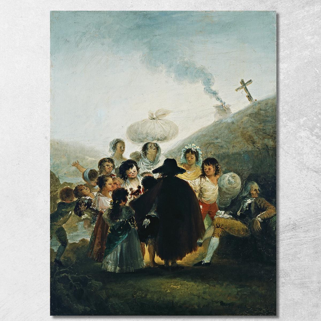 Il Mercante Di Burattini Francisco de Goya fgy31 quadro stampato su tela Il Mercante Di Burattini Francisco de Goya fgy31 quadro stampato su tela