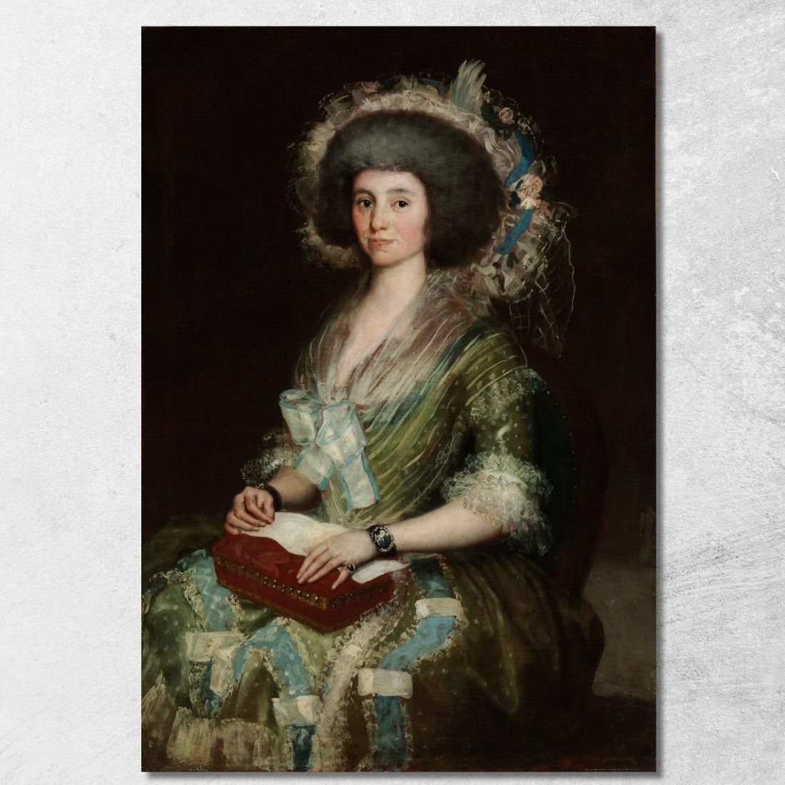 Ritratto Della Signora Ceán Bermudez Francisco de Goya fgy49 quadro stampato su tela Ritratto Della Signora Ceán Bermudez Francisco de Goya fgy49 quadro stampato su tela