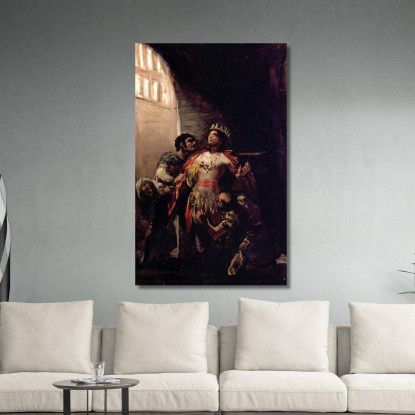 Sant'Ermenegildo In Prigione Francisco de Goya fgy59 quadro stampato su tela