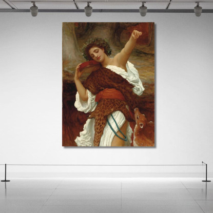 Baccante Frederic Leighton flg7 quadro stampato su tela