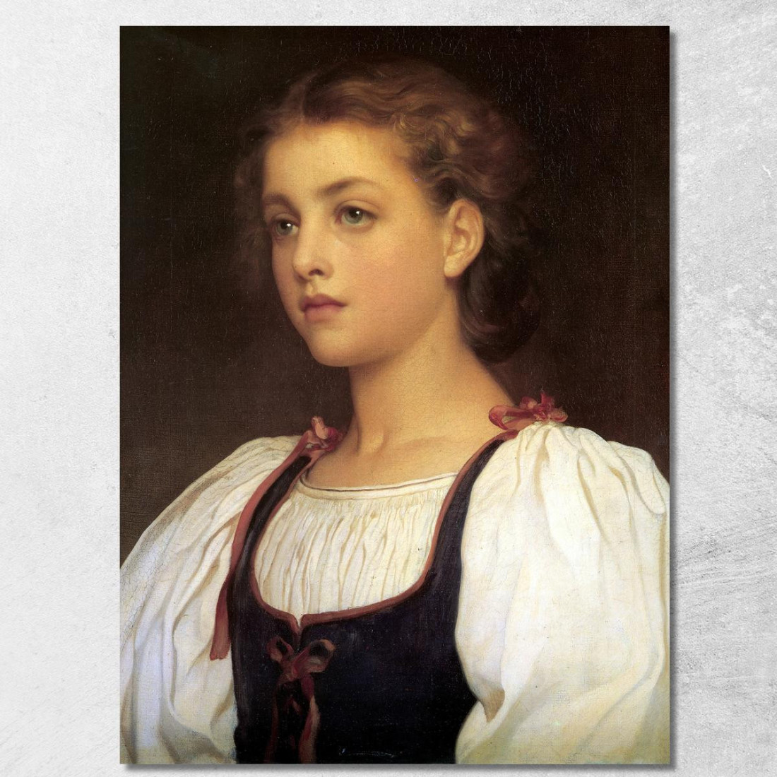 Biondina Frederic Leighton flg8 quadro stampato su tela Biondina Frederic Leighton flg8 quadro stampato su tela