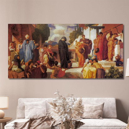 Andromaca Prigioniera Frederic Leighton flg10 quadro stampato su tela