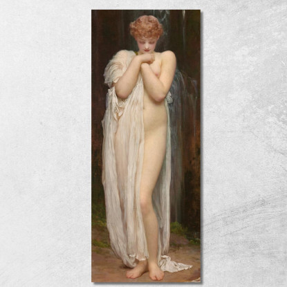 Crenaia La Ninfa Del Dargle Frederic Leighton flg13 quadro stampato su tela