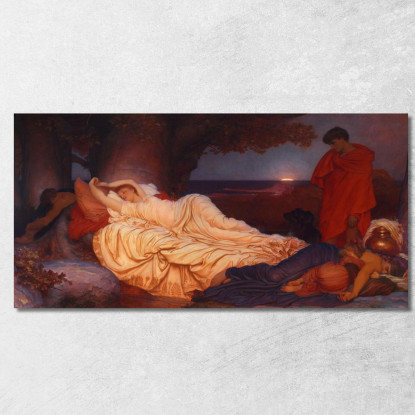 Cimone E Ifigenia Frederic Leighton flg14 quadro stampato su tela