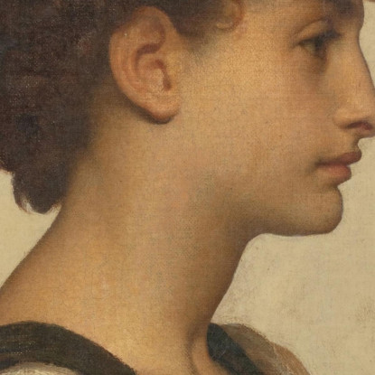 Testa Di Ragazza Frederic Leighton flg26 quadro stampato su tela