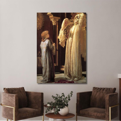 Luce Dell'Harem Frederic Leighton flg35 quadro stampato su tela