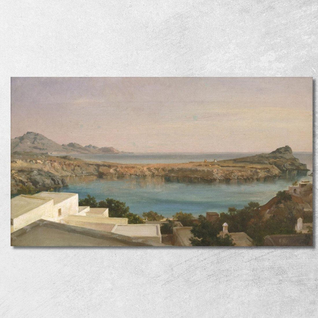 Lindos Rodi Frederic Leighton flg37 quadro stampato su tela