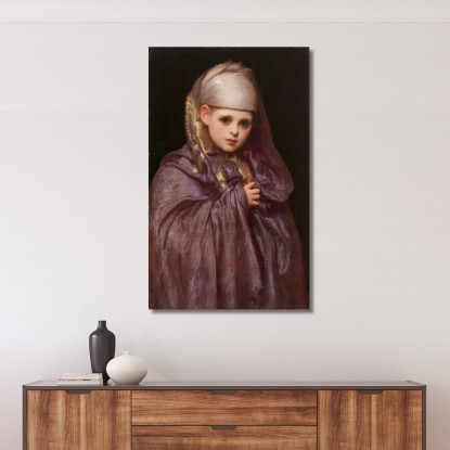La Piccola Fatima Frederic Leighton flg38 quadro stampato su tela