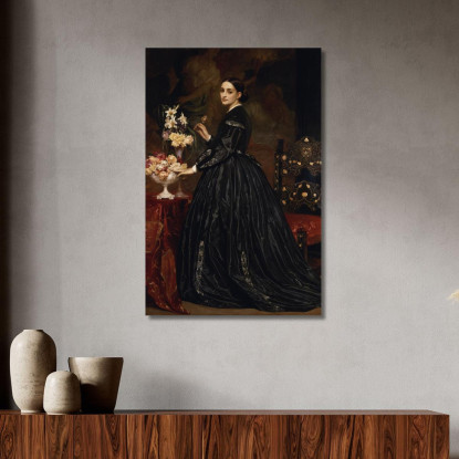 La Signora James Guthrie Frederic Leighton flg41 quadro stampato su tela