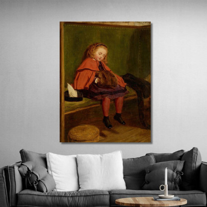 Il Mio Secondo Sermone Frederic Leighton flg42 quadro stampato su tela