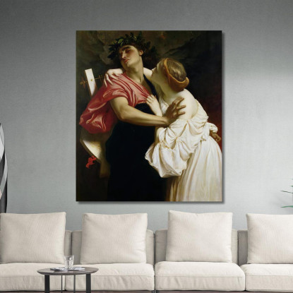 Orfeo Ed Euridice Frederic Leighton flg44 quadro stampato su tela