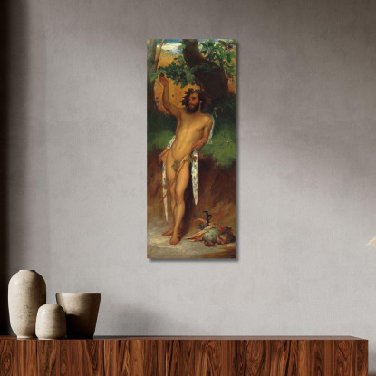 Padella Frederic Leighton flg45 quadro stampato su tela