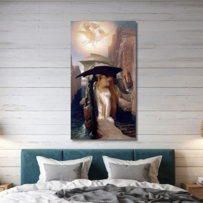 Perseo E Andromeda Frederic Leighton flg47 quadro stampato su tela