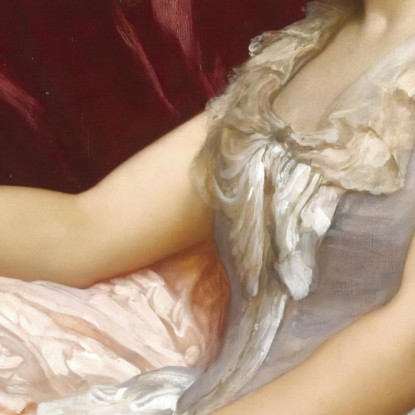 Ritratto Di Amy Augusta Lady Coleridge Frederic Leighton flg48 quadro stampato su tela
