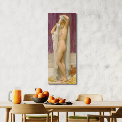 Il Bagno Di Psiche Frederic Leighton flg56 quadro stampato su tela