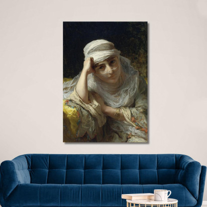 Una Bellezza Di Costantinopoli Frederick Arthur Bridgman fab1 quadro stampato su tela