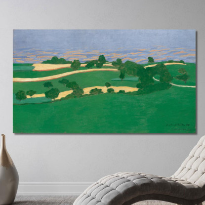 Campi Di Grano Félix Vallotton fvl10 quadro stampato su tela
