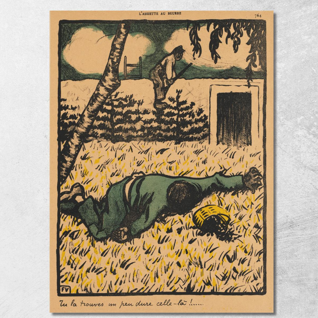Crimini E Punizioni Scoprirai Che È Piuttosto Difficile! Félix Vallotton fvl12 quadro stampato su tela Crimini E Punizioni Scoprirai Che È Piuttosto Difficile! Félix Vallotton fvl12 quadro stampato su tela
