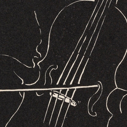 Gli Strumenti Musicali Per Violoncello I Félix Vallotton fvl31 quadro stampato su tela