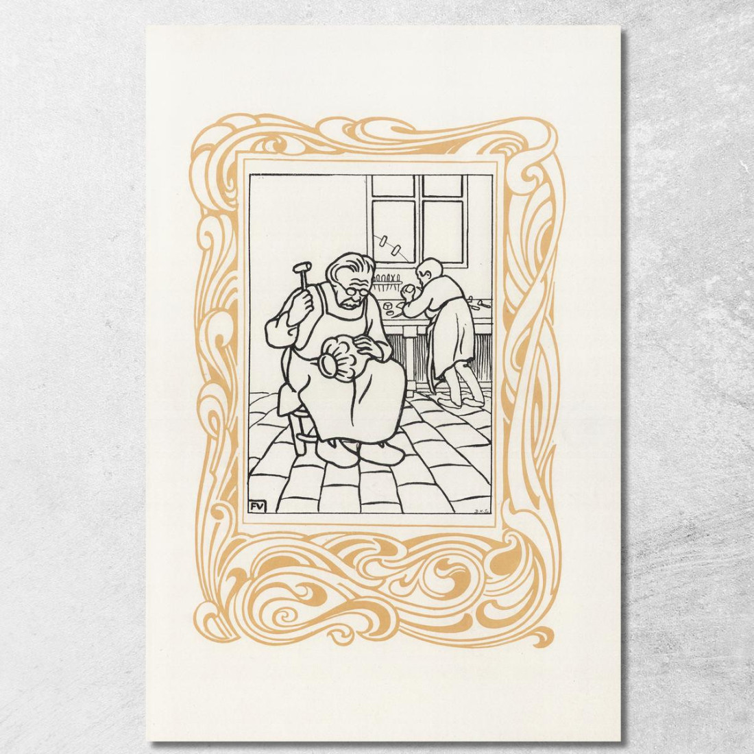 Oggetti Metallici Félix Vallotton fvl33 quadro stampato su tela Oggetti Metallici Félix Vallotton fvl33 quadro stampato su tela