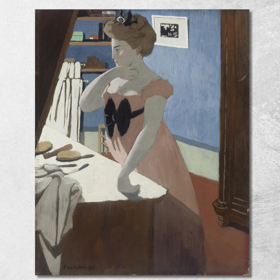Misia Alla Sua Acconciatura Misia Alla Sua Toeletta Félix Vallotton fvl38 quadro stampato su tela Misia Alla Sua Acconciatura Misia Alla Sua Toeletta Félix Vallotton fvl38 quadro stampato su tela