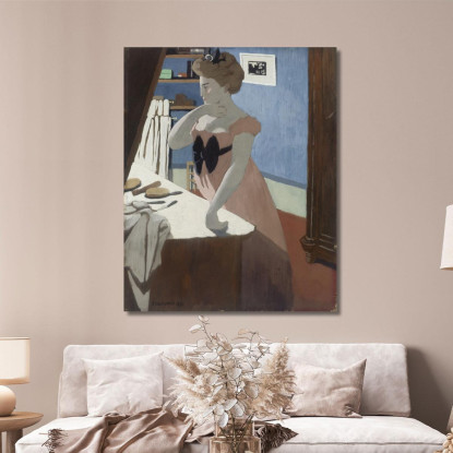 Misia Alla Sua Acconciatura Misia Alla Sua Toeletta Félix Vallotton fvl38 quadro stampato su tela