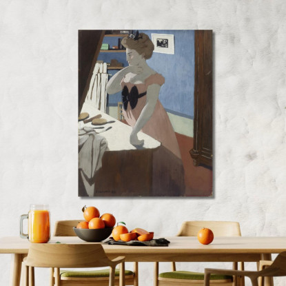 Misia Alla Sua Acconciatura Misia Alla Sua Toeletta Félix Vallotton fvl38 quadro stampato su tela