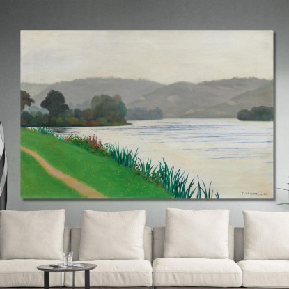 È A Tournedos Félix Vallotton fvl43 quadro stampato su tela
