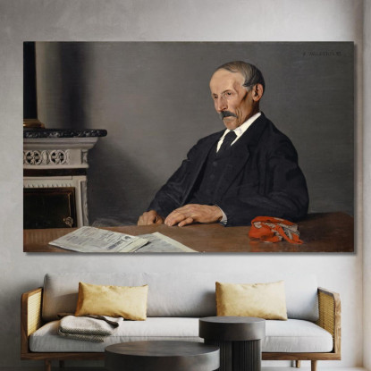 La Vecchia Portiera Félix Vallotton fvl58 quadro stampato su tela