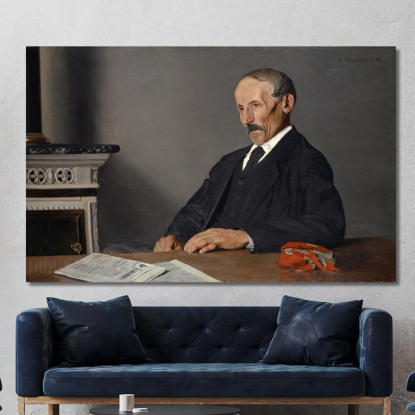 La Vecchia Portiera Félix Vallotton fvl58 quadro stampato su tela