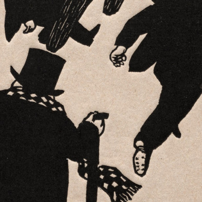 La Protesta Félix Vallotton fvl63 quadro stampato su tela
