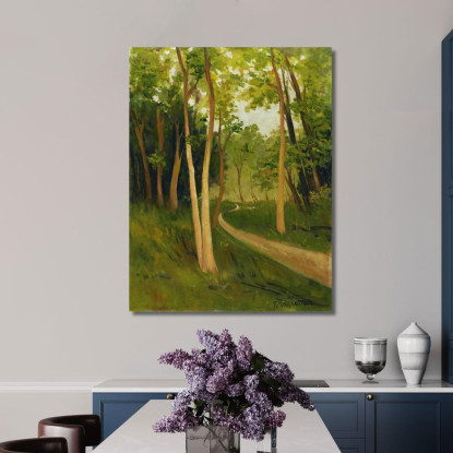 Pista Nel Bois De Boulogne Félix Vallotton fvl69 quadro stampato su tela