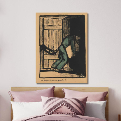 Crimini E Punizioni Puoi Urlare Félix Vallotton fvl80 quadro stampato su tela