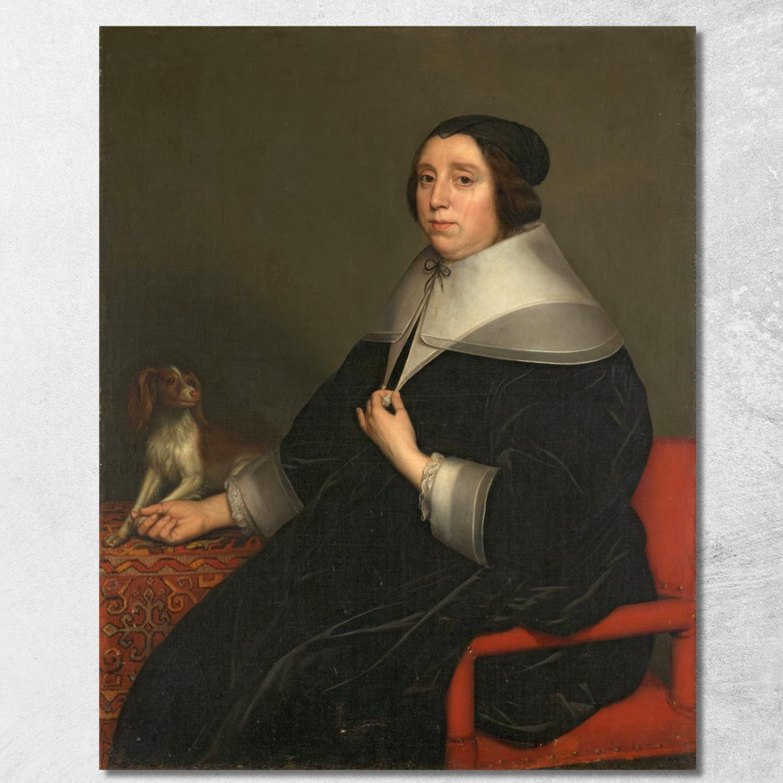 Ritratto Di Una Donna Gerard van Honthorst gvh30 quadro stampato su tela Ritratto Di Una Donna Gerard van Honthorst gvh30 quadro stampato su tela