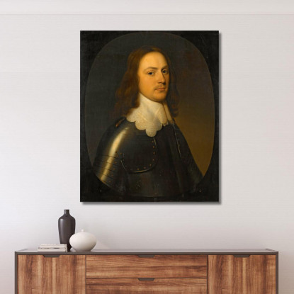 Ritratto Di Un Ufficiale Gerard van Honthorst gvh33 quadro stampato su tela