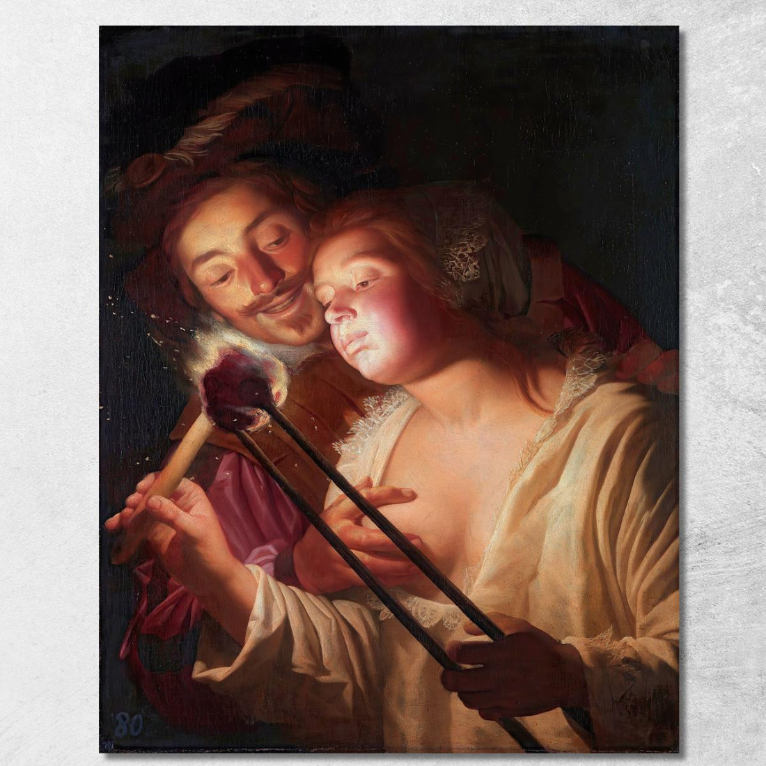 Il Soldato E La Ragazza Gerard van Honthorst gvh55 quadro stampato su tela Il Soldato E La Ragazza Gerard van Honthorst gvh55 quadro stampato su tela