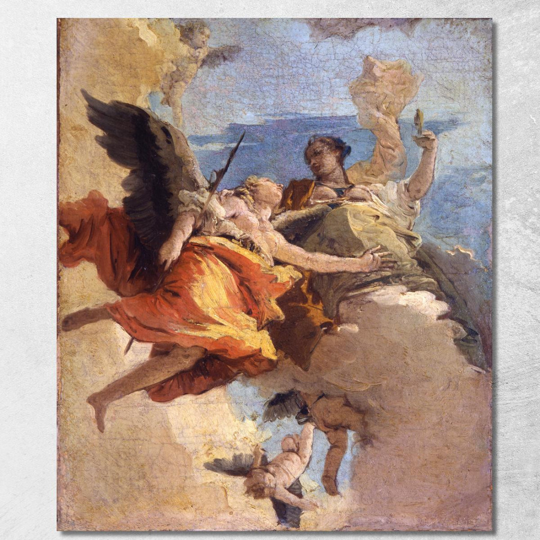 Allegoria Della Virtù E Della Nobiltà Giovanni Battista Tiepolo gbt9 quadro stampato su tela