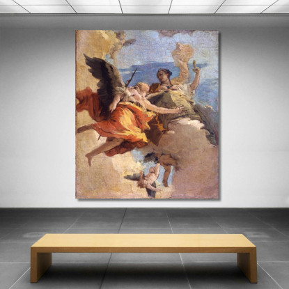 Allegoria Della Virtù E Della Nobiltà Giovanni Battista Tiepolo gbt9 quadro stampato su tela