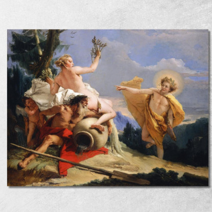 Apollo Insegue Dafne Giovanni Battista Tiepolo gbt11 quadro stampato su tela