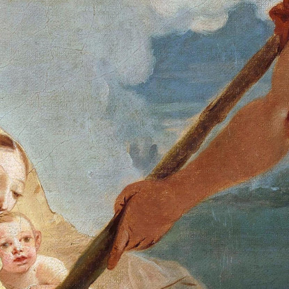 Fuga In Egitto Giovanni Battista Tiepolo gbt19 quadro stampato su tela
