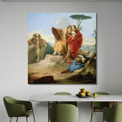 Rinaldo E Il Mago Di Ascalona Giovanni Battista Tiepolo gbt28 quadro stampato su tela