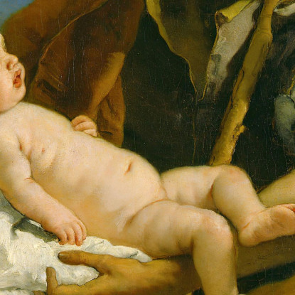 San Giuseppe E Il Cristo Bambino Giovanni Battista Tiepolo gbt30 quadro stampato su tela