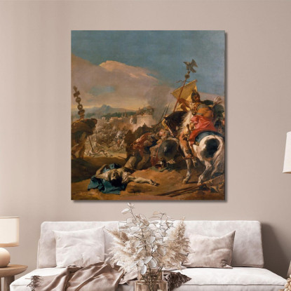 La Cattura Di Cartagine Giovanni Battista Tiepolo gbt39 quadro stampato su tela