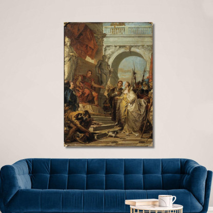 La Continenza Di Scipione Giovanni Battista Tiepolo gbt40 quadro stampato su tela