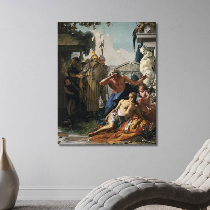 La Morte Di Giacinto Giovanni Battista Tiepolo gbt42 quadro stampato su tela