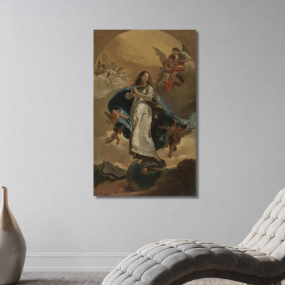 L'Immacolata Concezione Giovanni Battista Tiepolo gbt47 quadro stampato su tela