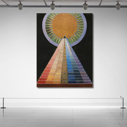 Pala N. 1 Gruppo X Hilma af Klint hak1 quadro stampato su tela