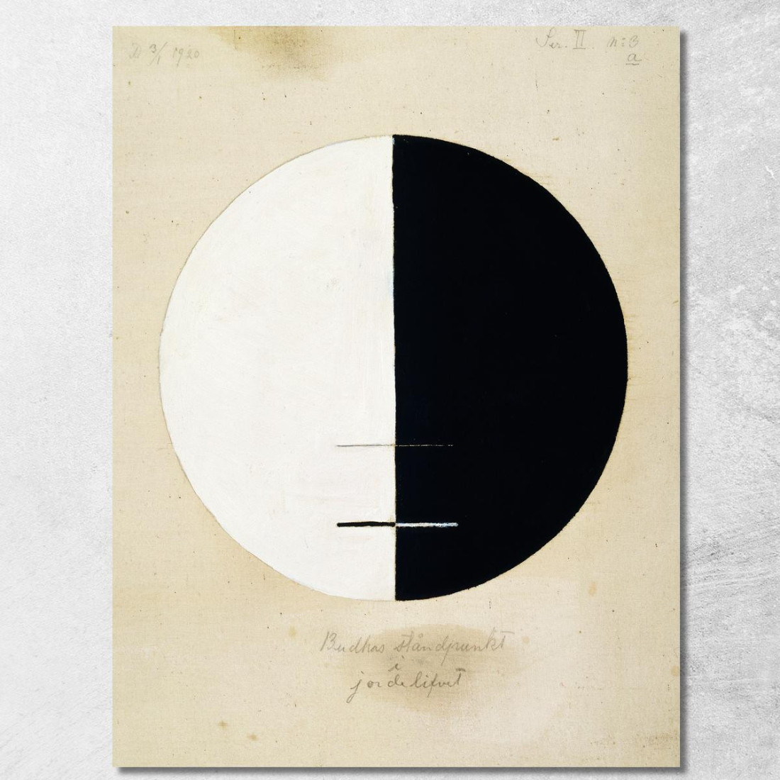 Il Punto Di Vista Del Buddha Nella Vita Terrena N. 3 Hilma af Klint hak2 quadro stampato su tela Il Punto Di Vista Del Buddha Nella Vita Terrena N. 3 Hilma af Klint hak2 quadro stampato su tela