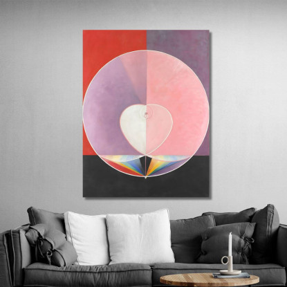 Colombe N.2 Hilma af Klint hak4 quadro stampato su tela