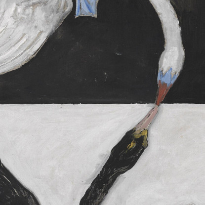 Gruppo Ixsuw Il Cigno N. 1 Hilma af Klint hak14 quadro stampato su tela